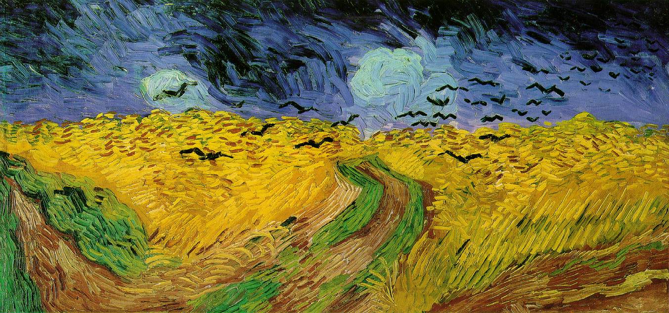 Eliseo Van Gogh foto4 tela Campi di grano con corvi