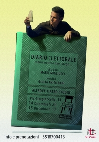 All&#039;Altrove Teatro Studio &quot;Diario Elettorale&quot;: Mario Migliucci racconta il suo spettacolo