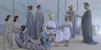 Al Piccolo Teatro Studio Melato in scena Virgilio ritratto in un quadro insolito nell’originale “Virgilio Brucia” di Simone Derai