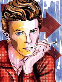 &quot;Nel paese di Mister Coltello&quot;: David Bowie diventa un romanzo illustrato
